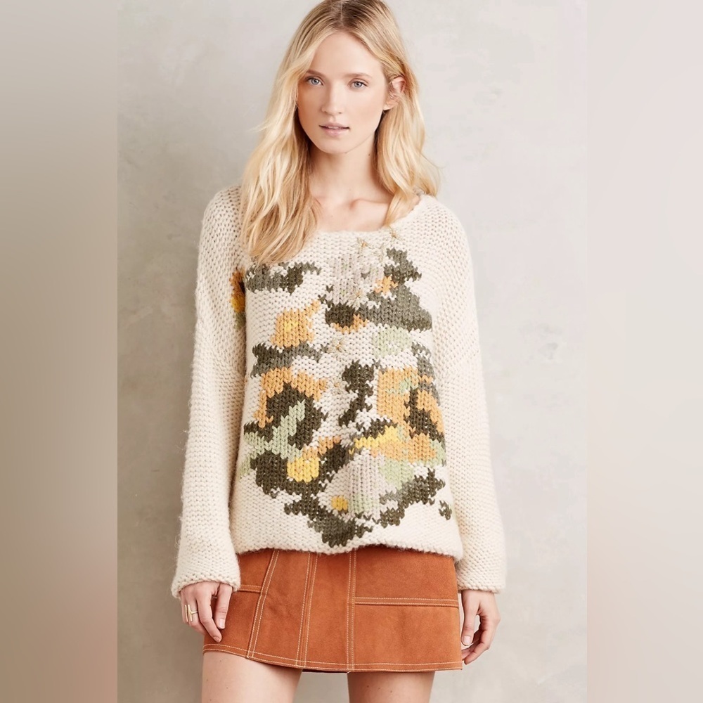 Mes Demoiselles x anthropologie Apennine Pullover Sweater 45130